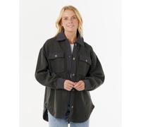 Rip Curl - High Tide Fleece Shacket - Veste femme Washed Black - XS
