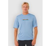 Rip Curl Icons Of Surflite Short Sleeve Rash Guard Bleu L Homme