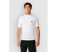 Rip Curl Icons Upf Brushed Short Sleeve Rash Guard Blanc M Homme