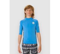 Rip Curl Icons Uv Brushed Kids Rashguard bleu 16