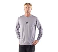 RIP CURL Long Sleeve Rashguard-UPF 50+ Sun Protection Surf Shirt, Loose Fit Rash Vest Maillot dermoprotecteur, Standard, XXL Homme