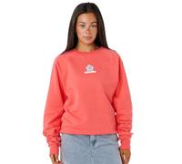 RIP CURL Long Sleeve, Relaxed Fit Crewneck Casual Pullover Crew Sweatshirt Maillot de survêtement, Watermelon Luxe Surf, Small Femmes