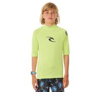 Rip Curl Maillot de Bain à Manches Courtes pour garçon Wave UPF 50, Citron Vert, 8