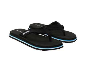 Rip Curl Mens Chiba Open Toe Flip Flops TCTG47 - Black Footwear - 6.5