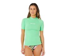 RIP CURL Molokai 2026 Gilet rashguard à manches courtes pour femme 19QWRV - Vert - Taille M