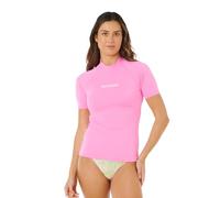 RIP CURL Molokai 2026 Gilet rashguard uni à manches courtes UPF 19QWRV pour femme Rose Taille S