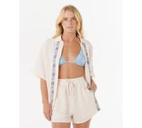 Rip Curl - Oceanic Embroidered Shirt - Chemise femme Shell - XXS