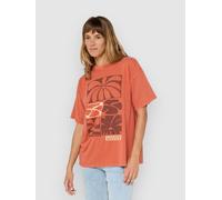 Rip Curl Oceanic Heritage Short Sleeve T-shirt Orange L Femme