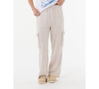 Rip Curl Oceanic Textured Pants Beige S Femme