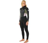 Rip Curl Omega 3/2 Mm Gb Steamer Long Sleeve Back Zip Neoprene Suit Noir 10 Femme