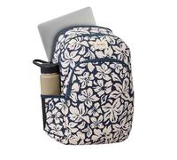 RIP CURL Sac à Dos Fille Ozone 30L | Sac Scolaire CM1 CM2 Collège | Polyester recyclé | 49 x 32 x 22 cm | Imprimé Marine/écru