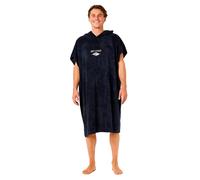 Rip Curl - Classic Surf Hooded Towel Black Off White - Poncho de bain