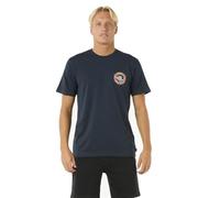 Rip Curl Relaxed Fit Logo Crew T-Shirt, Bleu Marine, M Homme