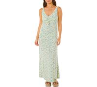 Rip Curl - Robe longue légère - Surf Side Maxi Dress Light Yellow pour Femme - Taille S - Bleu Bleu S