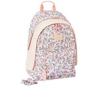 Rip Curl Sac à dos fille Double Dome 24L - Polyester recyclé - Sac scolaire 2 cpts CM1 CM2-41 x 30 x 20 cm - Imprimé tropical beige clair