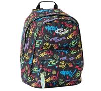 Rip Curl Sac à dos garçon Double Dome 24L - Polyester recyclé - Sac scolaire 2 cpts CM1 CM2-41 x 30 x 20 cm - Imprimé multicolore