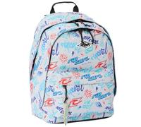 Rip Curl Sac à dos garçon Double Dome 24L - Polyester recyclé - Sac scolaire 2 cpts CM1 CM2-41 x 30 x 20 cm - Imprimé gris