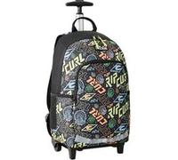 RIP CURL Sac à Dos à roulettes garçon Ozone 30L imprimé Multicolore - Polyester recyclé - Sac Scolaire Trolley CE2 CM1 CM2