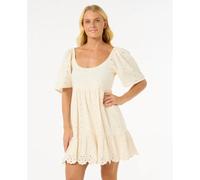 Rip Curl - Robe en coton/lin - San Carlos La Joya S/S Mini W Lily pour Femme en Coton - Taille M - Beige Beige M