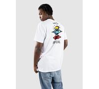 Rip Curl - T-Shirt Manches Courtes The Search Icon pour Homme - Confortable et stylé - Logo saisissant - Coupe Classique - 100% Coton