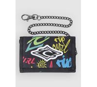 Rip Curl | Portefeuille à chaîne Session Surf | Portefeuille Homme ou ado léger et Pratique pour Le Quotidien | 11 x 8 x 2 cm | Multicolore