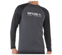 Rip Curl T-shirt à manches longues Shock UPF Lycra Homme Noir Marle XL