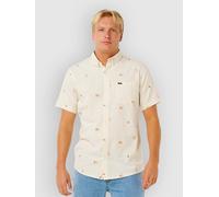 Rip Curl Skelly Breach Short Sleeve Shirt Blanc M Homme