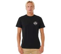 RIP CURL Staple Short Sleeve T-Shirt, Noir, M Homme