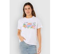 Rip Curl Sun Rays Cropped Short Sleeve T-shirt Blanc L Femme