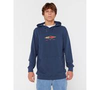 Rip Curl Surf Revival Decal Hoodie Bleu S Homme
