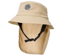Rip Curl Chapeau Surf Series Homme – à séchage rapide UPF 50+ et rabat amovible – Kaki clair S/M