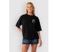 Rip Curl Surf The World Boxy Short Sleeve T-shirt Noir S Femme