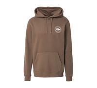 RIP CURL Sweat de sport marron / blanc, Taille S
