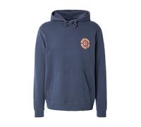 RIP CURL Sweat-shirt 'PACIFIC RINSE' écru / bleu foncé / caramel / corail, Taille M