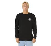RIP CURL Sweat-shirt Stapler Crew pour homme, Noir , XXL