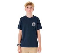 RIP CURL T-Shirt à Manches Courtes pour Enfant Stapler Bleu Marine - Marque EAN : 9359082338343 - Taille : 14 Ans