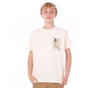 Rip Curl T-Shirt à Manches Courtes pour garçon Coupe Standard, Bone Eddie Would Go 254, 12