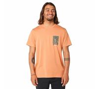 Rip Curl T-Shirt à Manches Courtes pour Homme Desti Animals Orange