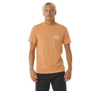 Maillot de Corps de Sport à Manches Coupe Rip Curl Stapler Marron Clair