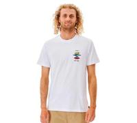 Rip Curl Search Icon Short Sleeve T-shirt Blanc 2XL Homme