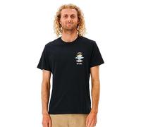Rip Curl Search Icon Short Sleeve T-shirt Noir M Homme