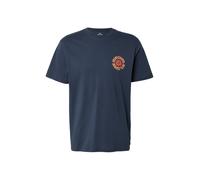 RIP CURL T-Shirt 'PACIFIC RINSE CIRCLE' bleu foncé / umbra / jaune pastel / oxyde, Taille S