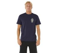 Rip Curl T-Shirt pour Homme avec icône de Recherche, Bleu Marine/Gris 251, S