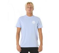 RIP CURL T-Shirt Wettie Icon pour Homme, Bleu Glacier 251, L