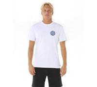Rip Curl T-Shirt Wettie Passage Icon pour Homme, Blanc 251, Taille M
