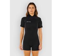 Rip Curl Combinaison de surf Trad 22FL Spr Shorty 2 mm fermeture dorsale Noir Taille 8 Femme