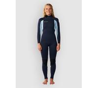 Rip Curl Trad 4/3 Mm Woman Long Sleeve Back Zip Neoprene Suit Bleu 8 Femme