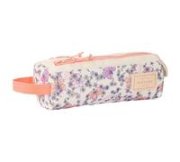 Rip Curl Trousse Scolaire Fille 2 Compartiments imprimé Beige Clair - Polyester recyclé - 21 x 8 x 8 cm - Toutes Classes dès Le CP