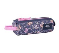 Rip Curl Trousse Scolaire Fille 2 Compartiments imprimé Marine/Rose - Polyester recyclé - 21 x 8 x 8 cm - Toutes Classes dès Le CP