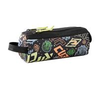 RIP CURL Trousse Scolaire garçon 2 Compartiments imprimé Noir/Multicolore - Polyester recyclé - Toutes Classes dès Le CP